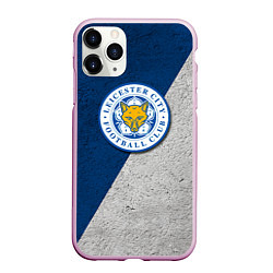 Чехол iPhone 11 Pro матовый Leicester City FC, цвет: 3D-розовый