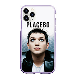Чехол iPhone 11 Pro матовый Placebo: Brian Molko, цвет: 3D-светло-сиреневый