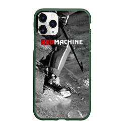 Чехол iPhone 11 Pro матовый Red maсhine, цвет: 3D-темно-зеленый