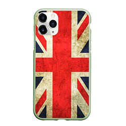 Чехол iPhone 11 Pro матовый Великобритания, цвет: 3D-салатовый
