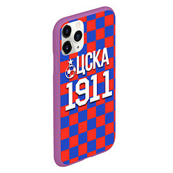 Чехол iPhone 11 Pro матовый ЦСКА 1911, цвет: 3D-фиолетовый — фото 2