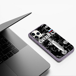 Чехол iPhone 11 Pro матовый Спецназ 6, цвет: 3D-серый — фото 2