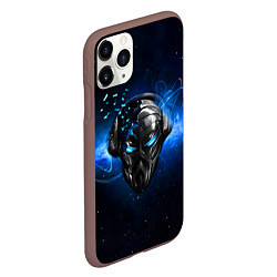 Чехол iPhone 11 Pro матовый Pirate Station: Blue Space, цвет: 3D-коричневый — фото 2