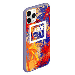 Чехол iPhone 11 Pro матовый Beach Party, цвет: 3D-серый — фото 2