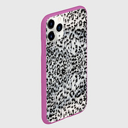Чехол iPhone 11 Pro матовый White Jaguar, цвет: 3D-фиолетовый — фото 2