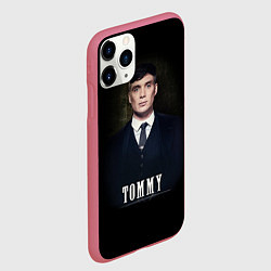 Чехол iPhone 11 Pro матовый Peaky Tommy, цвет: 3D-малиновый — фото 2