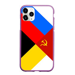 Чехол iPhone 11 Pro матовый Вечная Россия, цвет: 3D-фиолетовый