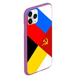 Чехол iPhone 11 Pro матовый Вечная Россия, цвет: 3D-фиолетовый — фото 2