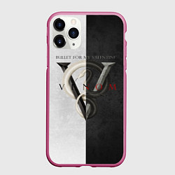 Чехол iPhone 11 Pro матовый BFMV: Venom Duo, цвет: 3D-малиновый