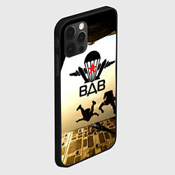 Чехол для iPhone 12 Pro Max ВДВ - десантирование, цвет: 3D-черный — фото 2