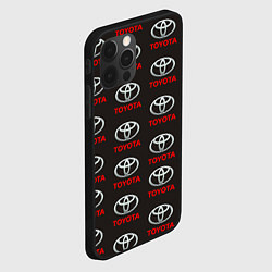 Чехол для iPhone 12 Pro Max Toyota, цвет: 3D-черный — фото 2