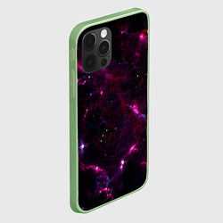 Чехол для iPhone 12 Pro Max Космос, цвет: 3D-салатовый — фото 2