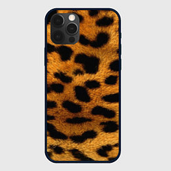 Чехол для iPhone 12 Pro Max Шкура леопарда, цвет: 3D-черный