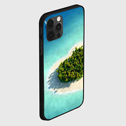 Чехол для iPhone 12 Pro Max Остров, цвет: 3D-черный — фото 2