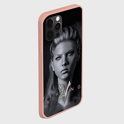 Чехол для iPhone 12 Pro Max Vikings: Ladgerda, цвет: 3D-светло-розовый — фото 2