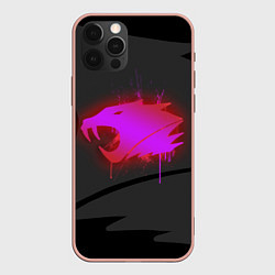 Чехол для iPhone 12 Pro Max CS:GO: iBUYPOWER Black Сollection, цвет: 3D-светло-розовый