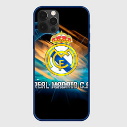 Чехол для iPhone 12 Pro Max Real Madrid, цвет: 3D-тёмно-синий