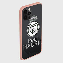 Чехол для iPhone 12 Pro Max Real Madrid, цвет: 3D-светло-розовый — фото 2