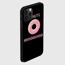 Чехол для iPhone 12 Pro Max Donuts, цвет: 3D-черный — фото 2