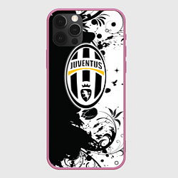 Чехол для iPhone 12 Pro Max Juventus4, цвет: 3D-малиновый
