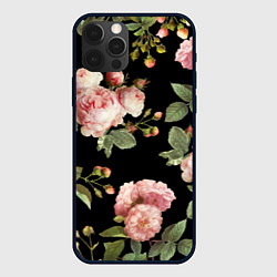 Чехол для iPhone 12 Pro Max TOP Roses, цвет: 3D-черный