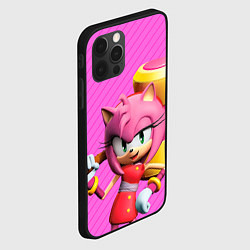 Чехол для iPhone 12 Pro Max Amy Rose, цвет: 3D-черный — фото 2