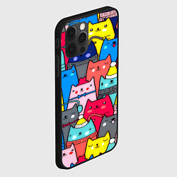 Чехол для iPhone 12 Pro Max Отряд котиков, цвет: 3D-черный — фото 2