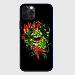 Чехол для iPhone 12 Pro Max Slayer Slimer, цвет: 3D-черный