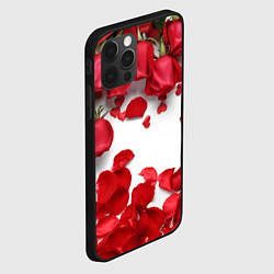 Чехол для iPhone 12 Pro Max Сильные чуства, цвет: 3D-черный — фото 2