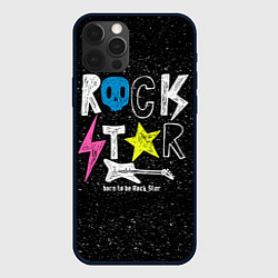 Чехол для iPhone 12 Pro Max Rock Star, цвет: 3D-черный