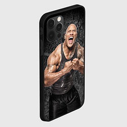 Чехол для iPhone 12 Pro Max Dwayne Johnson, цвет: 3D-черный — фото 2