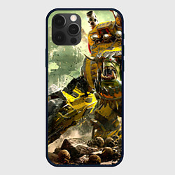 Чехол для iPhone 12 Pro Max WH40k warboss, цвет: 3D-черный