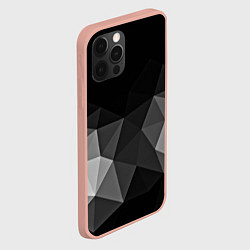 Чехол для iPhone 12 Pro Max Abstract gray, цвет: 3D-светло-розовый — фото 2