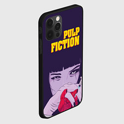 Чехол для iPhone 12 Pro Max Pulp Fiction: Dope Heart, цвет: 3D-черный — фото 2