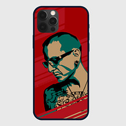 Чехол для iPhone 12 Pro Max Chester Bennington, цвет: 3D-черный