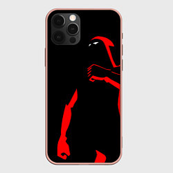 Чехол для iPhone 12 Pro Max Dethklok: Dark Man, цвет: 3D-светло-розовый