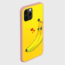 Чехол для iPhone 12 Pro Max Just Banana (Yellow), цвет: 3D-светло-розовый — фото 2