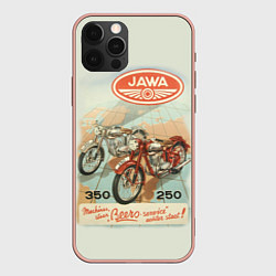 Чехол для iPhone 12 Pro Max JAWA, цвет: 3D-светло-розовый