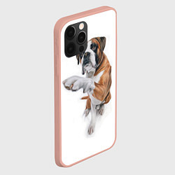 Чехол для iPhone 12 Pro Max Боксер, цвет: 3D-светло-розовый — фото 2