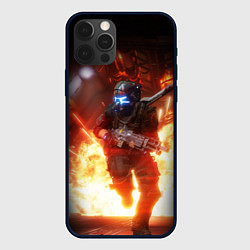 Чехол для iPhone 12 Pro Max Titanfall fighter runs, цвет: 3D-черный