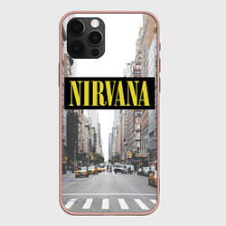 Чехол для iPhone 12 Pro Max Nirvana City, цвет: 3D-светло-розовый