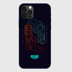 Чехол для iPhone 12 Pro Max Blade Runner Guns, цвет: 3D-черный