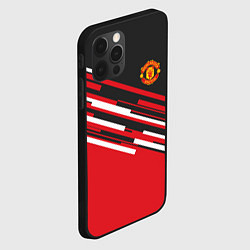 Чехол для iPhone 12 Pro Max Man UTD FC: Sport Line 2018, цвет: 3D-черный — фото 2