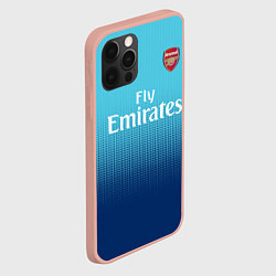 Чехол для iPhone 12 Pro Max Arsenal FC: Blue Away 17/18, цвет: 3D-светло-розовый — фото 2
