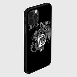 Чехол для iPhone 12 Pro Max Deep Purple: Dark Dragon, цвет: 3D-черный — фото 2