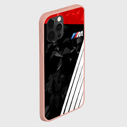 Чехол для iPhone 12 Pro Max BMW M: Poly Sport, цвет: 3D-светло-розовый — фото 2