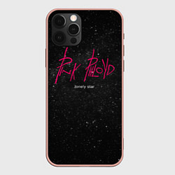 Чехол для iPhone 12 Pro Max Pink Phloyd: Lonely star, цвет: 3D-светло-розовый