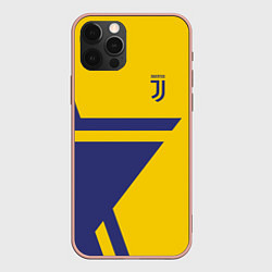 Чехол для iPhone 12 Pro Max FC Juventus: Star, цвет: 3D-светло-розовый