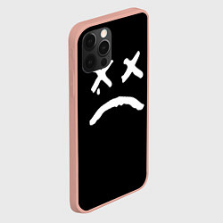 Чехол для iPhone 12 Pro Max Lil Peep: RIP Smile, цвет: 3D-светло-розовый — фото 2