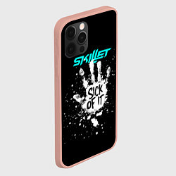 Чехол для iPhone 12 Pro Max Skillet: Sick of it, цвет: 3D-светло-розовый — фото 2